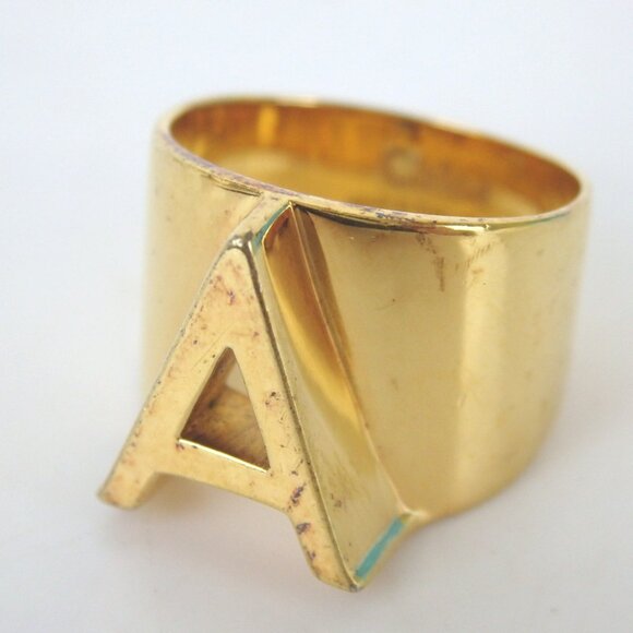Authentic Chloe initial ring A ring metal[Used] - Picture 2 of 6